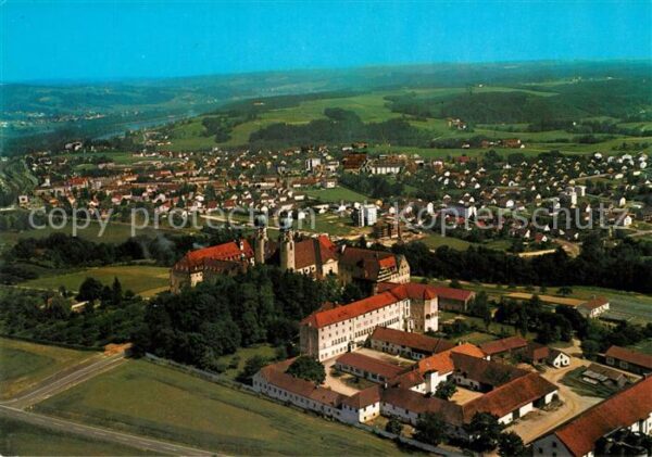 Vilshofen Donau Benediktiner Abtei Schweiklberg Fliegeraufnahme
