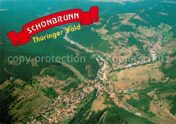 Schoenbrunn Schleusegrund Fliegeraufnahme