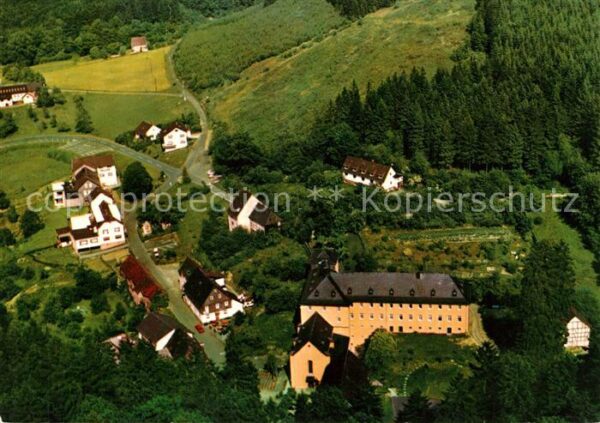 Marienthal Westerwald Restaurant Cafe Pension Zur Post Fliegeraufnahme