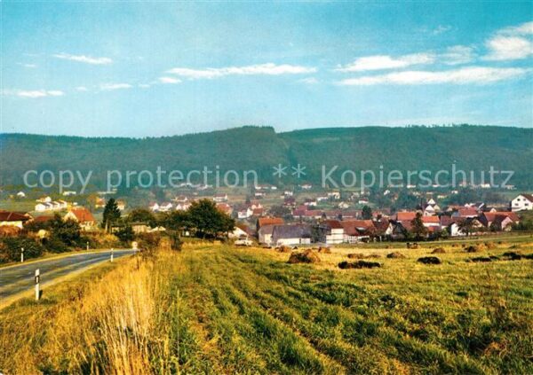 Oberems Glashuetten Panorama Blick ueber die Felder