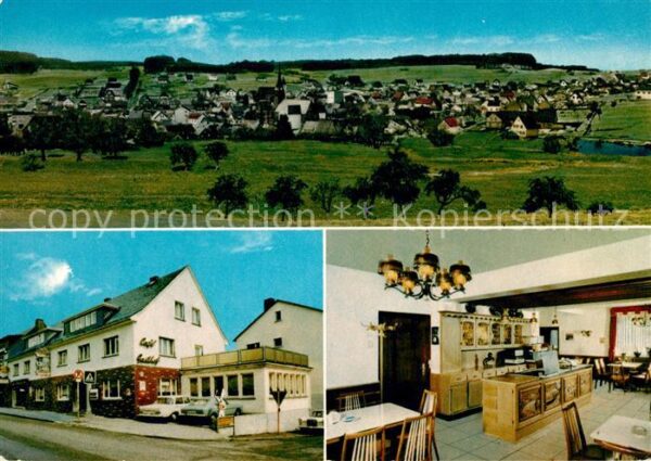 Rennerod Gesamtansicht Gasthof Pension