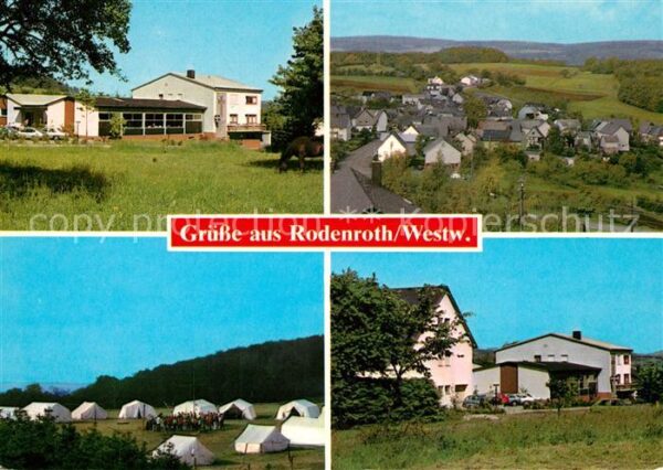 Rodenroth Jugend- und Freizeitheim des CVJM Zeltlager Landschaftspanorama