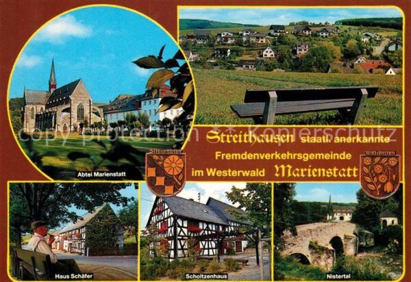 Streithausen Abtei Marienstatt Ruhebank Haus Schaefer Scholtzenhaus Nistertal Br