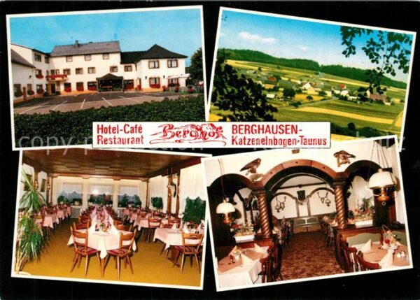 Berghausen Katzenelnbogen Hotel Pension Restaurant Landschaftspanorama