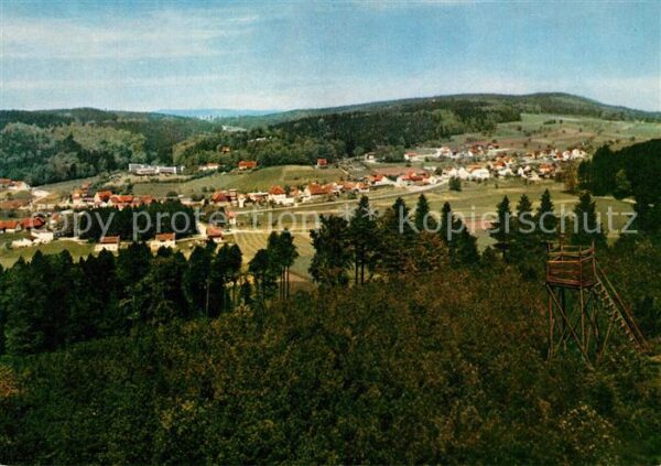 Grasellenbach Landschaftspanorama Odenwald Hochsitz