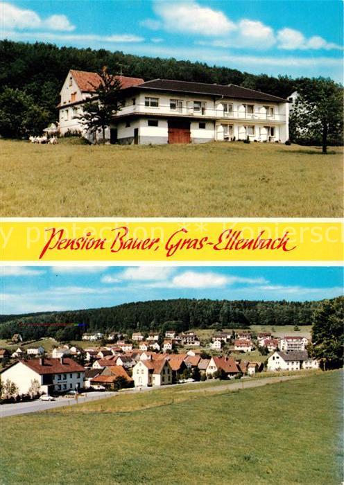 Grasellenbach Pension Bauer Teilansicht Luftkurort im Odenwald