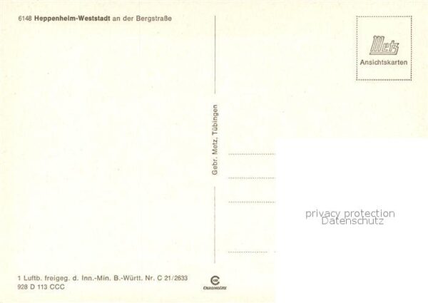 Heppenheim Bergstrasse Weststadt Wohnsiedlung Hochhaeuser Badesee Fliegeraufnahm – Bild 2
