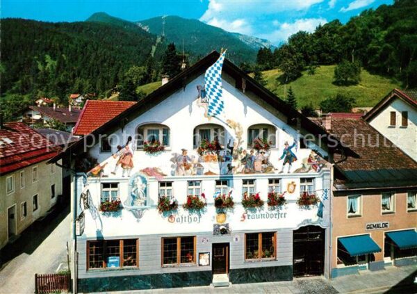 Garmisch-Partenkirchen Gasthof Restaurant Fraundorfer Fassadenmalerei