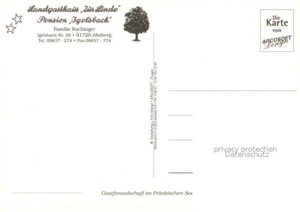 Absberg Landgasthaus Zur Linde Schwaene – Bild 2