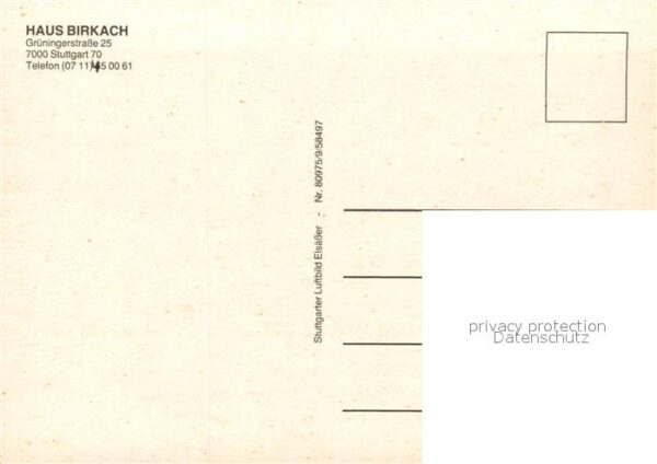 Stuttgart Haus Birkach Fliegeraufnahme – Bild 2