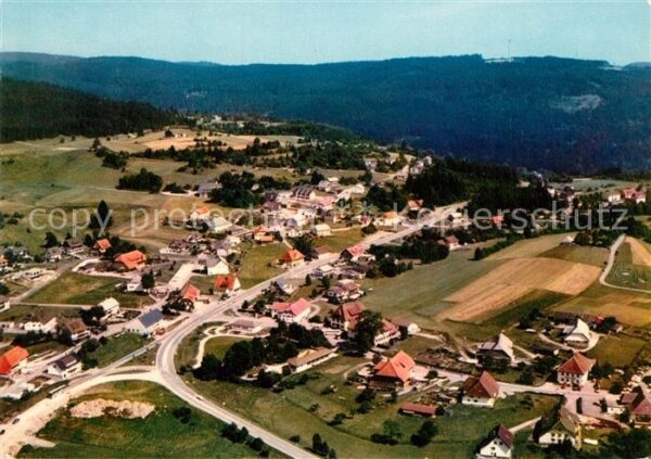 Haeusern Schwarzwald Luftkurort Fliegeraufnahme