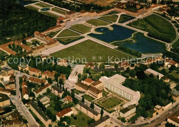 Muenchen Krankenhaus der Barmherzigen Brueder Schloss Nymphenburg Fliegeraufnahm