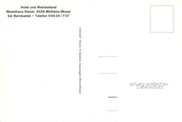 Muelheim Mosel Hotel Weinkellerei Moselhaus Selzer Motorboot – Bild 2