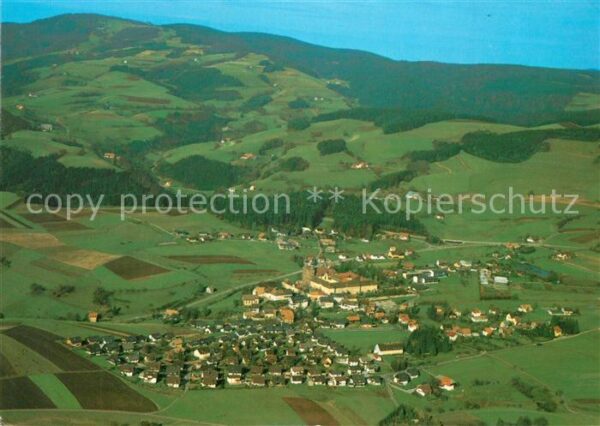 St Peter Schwarzwald mit Kandel Fliegeraufnahme