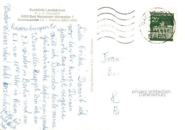 Bad Neuenahr-Ahrweiler Kurklinik Landskrone – Bild 2