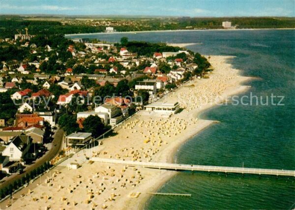 Niendorf Ostseebad Strand Seebruecke Fliegeraufnahme