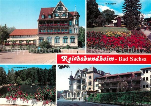 Bad Sachsa Harz Reichsbundheim Kurpark Schmelzteich