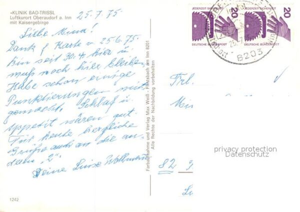 Oberaudorf Klinik Bad Trissl Landschaftspanorama Kaisergebirge – Bild 2