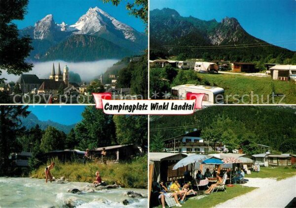 Bischofswiesen Campingplatz Winkl Landtal Alpen