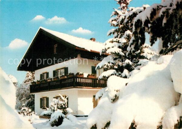Lenggries Gaestehaus Pension Haus Simon im Winter