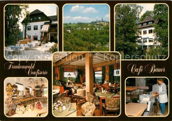 Lauenstein Oberfranken Frankenwald Confiserie Cafe Bauer