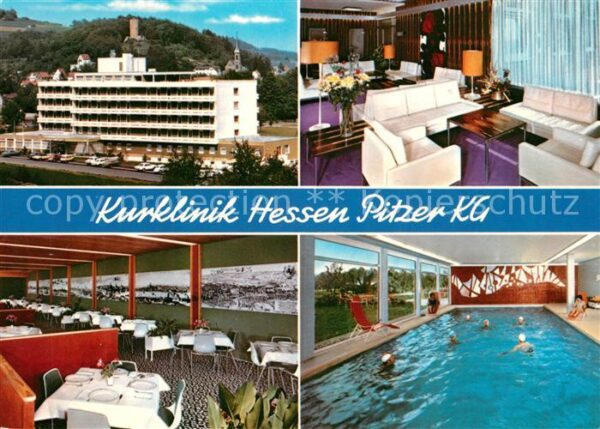 Bad Soden-Salmuenster Kurklinik Hessen Sanatorium Hallenbad