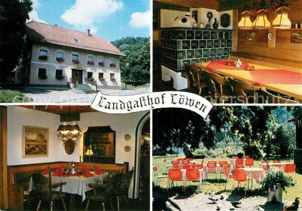 Aitrach Landgasthof Loewen Gartenterrasse