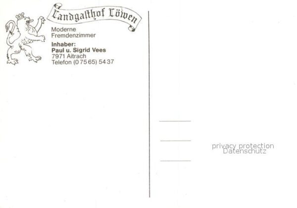 Aitrach Landgasthof Loewen Gartenterrasse – Bild 2