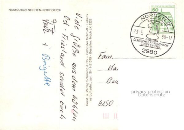 Norden Norddeich Ostfriesland Nordseebad Fliegeraufnahme – Bild 2