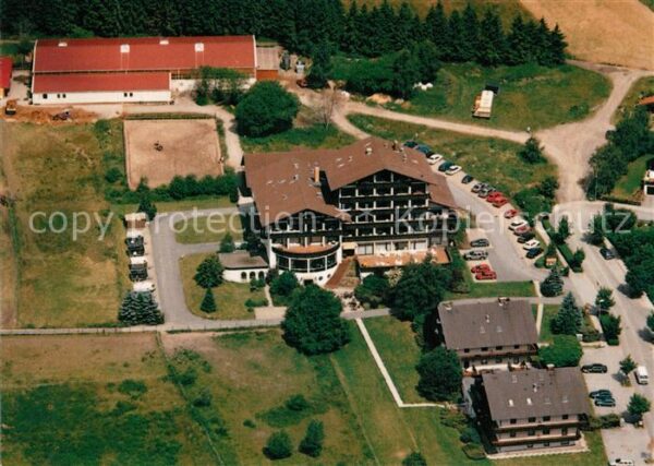 Wolfshagen Harz Hotel Restaurant Wolfshof Fliegeraufnahme