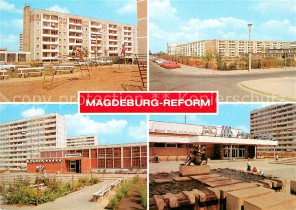 Reform Magdeburg Wohnsiedlung Plattenbauten Spielplatz Goergi Dobrowolski Strass
