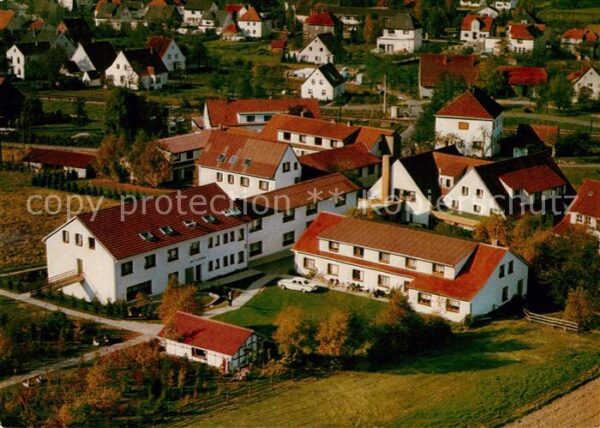 Bad Holzhausen Luebbecke Pension Haus Annelie am Wiehengebirge Fliegeraufnahme