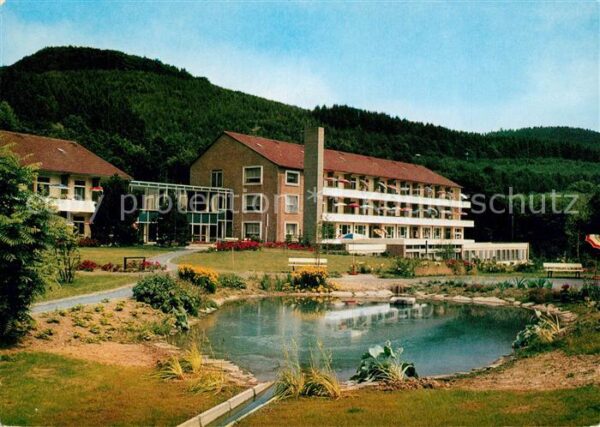Hachen Sauerland Sauerlandklinik Park Teich