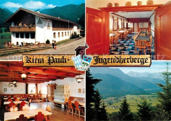 Scharling Kreuth Kiem Pauli Jugendherberge Landschaftspanorama Alpen