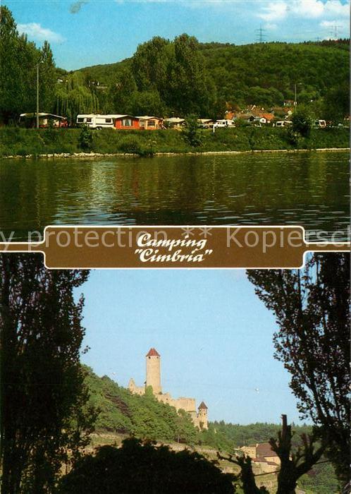 Neckarzimmern Camping Cimbria am Neckar Burg Hornberg