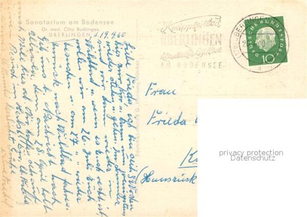 ueberlingen Bodensee Sanatorium Buchinger Fliegeraufnahme – Bild 2