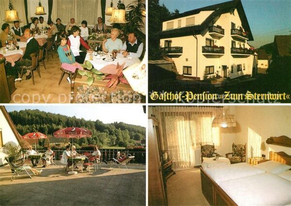 Hoegen Gasthof Pension Zum Sternwirt Terrasse Fremdenzimmer