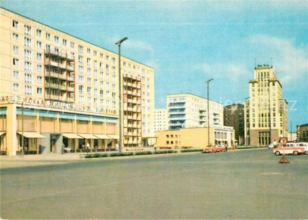 Berlin Karl Marx Allee Hauptstadt der DDR