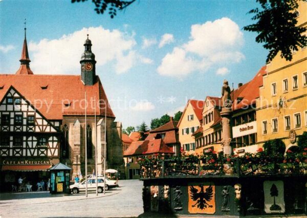 Feuchtwangen Brunnen Innenstadt