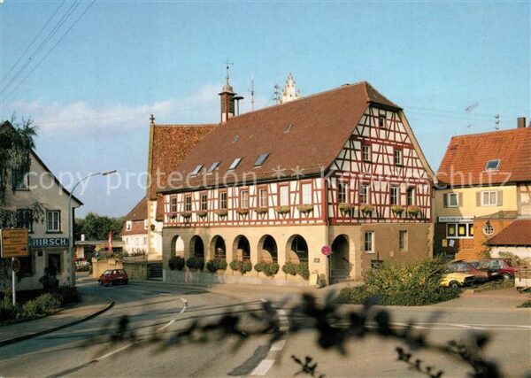 Kleinbottwar Rathaus Fachwerkhaus 19. Jhdt.