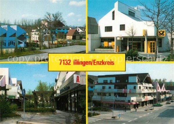 Illingen Illingen Motive Ortszentrum Buergermeisteramt Ladengeschaefte