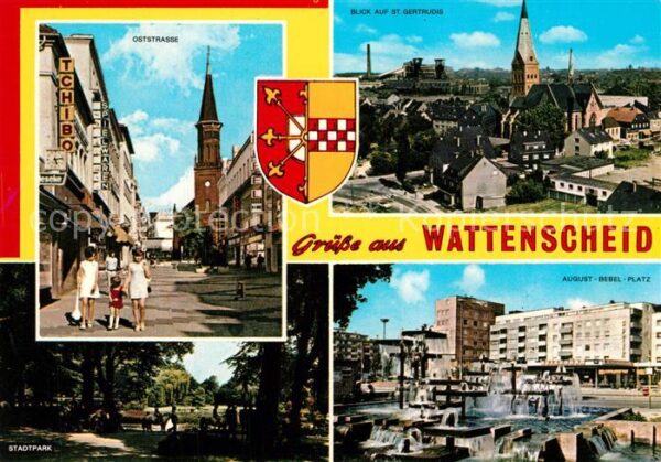 Wattenscheid St. Gertrudis Oststrasse August-Bebel-Platz