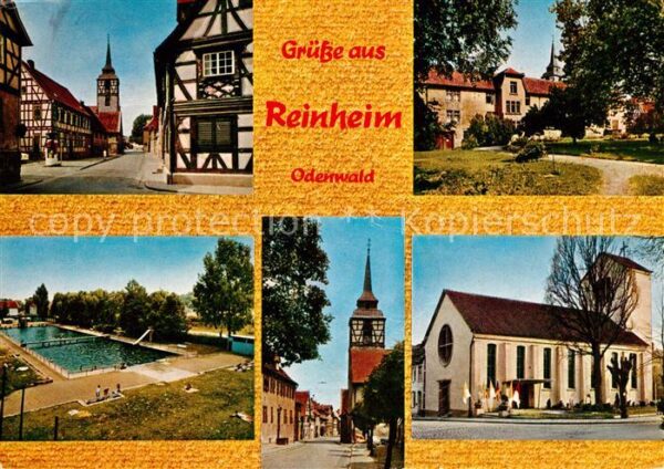 Reinheim Odenwald Kirche Freibad