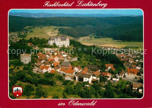Lichtenberg Odenwald Fliegeraufnahme