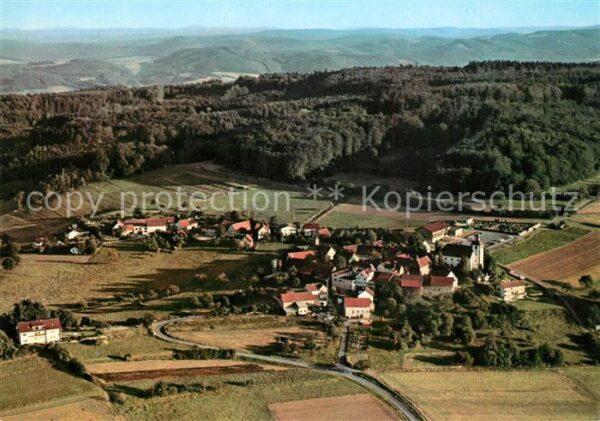 Neunkirchen Odenwald Fliegeraufnahme Hoehenhotel Odenwald