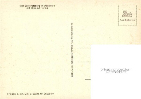 Otzberg Odenwald Fliegeraufnahme Veste Hering – Bild 2