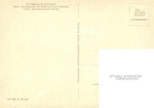 Hering Odenwald Hauptstrasse Veste Otzberg – Bild 2