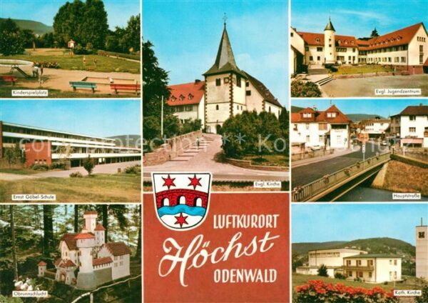 Hoechst Odenwald Evangelische Kirche Hauptstrasse Katholische Kirche