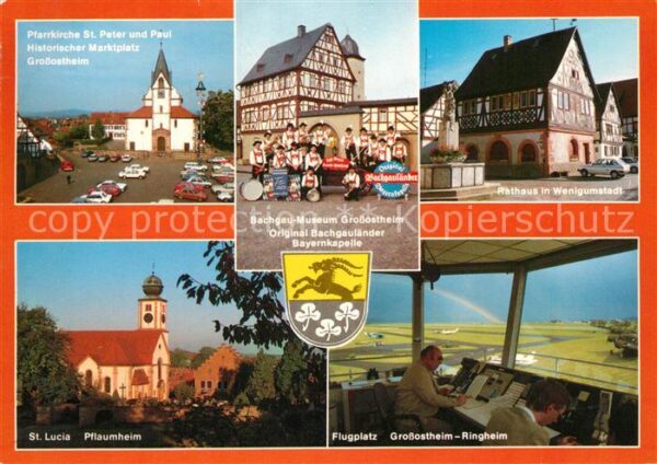 Grossostheim Rathaus Bachgau-Musweum Pfarrkirche St. Peter und Paul