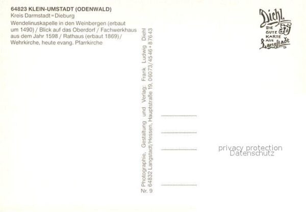 Klein-Umstadt Wendelinuskapelle Oberdorf Rathaus – Bild 2